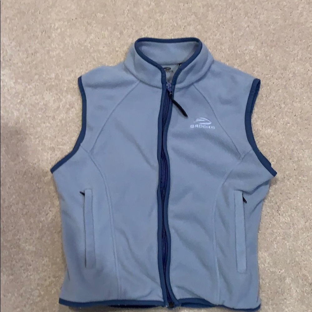 Brooks Polar Fleece Vest, small